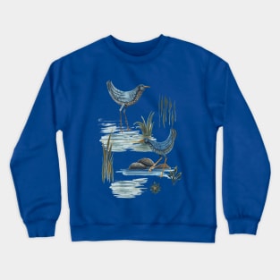 Water Birds Crewneck Sweatshirt